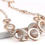 Jewellery Sets for Women Crystal Studded Necklace Jewellery set Bracelet with Earrings For Girls/Women