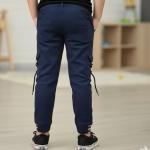 Boys Cotton Joggers | Soft Stretch Casual Pants | Stylish Lace-Up Cargo Style | Everyday Comfort Wear for Kids