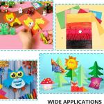 Glitter Foam Self Adhesive Smile Stickers for Art and Craft (Multicolour; Medium)