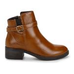 women comfortable Boots | Extra cushioned foot bed and skin friendly Ankle Boot with low heels | Trendy, Stylish, Casual Boots with zipper | Winter, snow and holiday outings