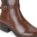 women comfortable Boots | Extra cushioned foot bed and skin friendly Ankle Boot with low heels | Trendy, Stylish, Casual Boots with zipper | Winter, snow and holiday outings