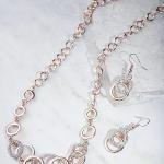 Jewellery Sets for Women Crystal Studded Necklace Jewellery set Bracelet with Earrings For Girls/Women