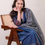 Women's Rayon Printed Anarkali Kurta and Pant with Dupatta Set