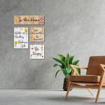 Home Decorative Wall Art MDF Wooden Wall Hanger for Living Room