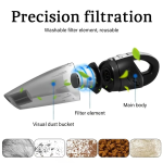 Portable wireless vacuum cleaner, multi-function car and home dual-use, USB charging, long battery life