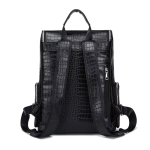 Alligator Leather Men's Backpack Business Laptop Bag Men Large Capacity Travel Backpacks Schoolbag Rucksack Student School Bag