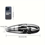 Portable wireless vacuum cleaner, multi-function car and home dual-use, USB charging, long battery life