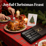 5-Pair Set Black Alloy Chopsticks - Durable & Dishwasher Safe, Elegant Dining Utensils for Holiday Family Feasts